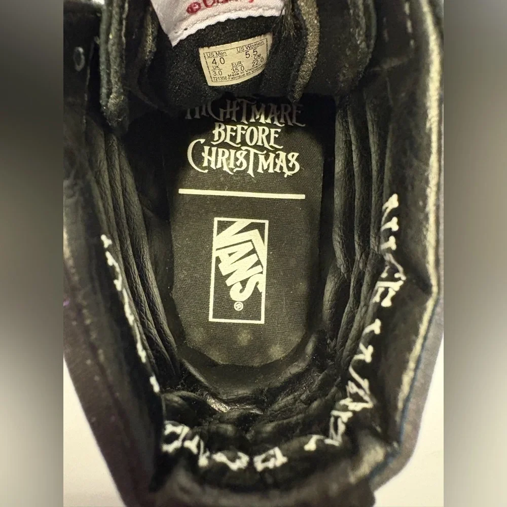 Size 4 M - VANS The Nightmare Before Christmas x Sk8- High Jacks Lament Unisex